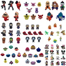 100 PC Дэдпул различных обувь с мультяшками Подвески Мстители аксессуары для пряжки для обуви подходят полосы Браслеты для Croc JIBZ вечерние подарки