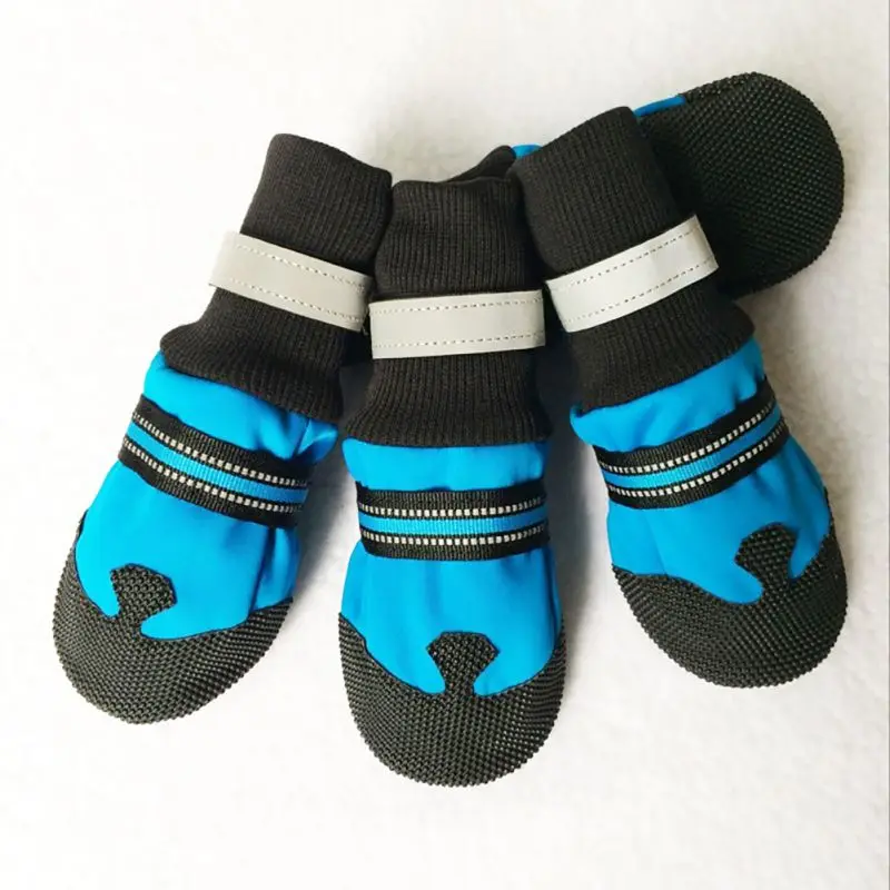 Pets Dog Outdoor Paw Protector Snow Boot Shoes Winter Waterproof