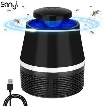 

SANYI USB Electric Anti Mosquito Killer Lamp LED Mosquito Lure Lamp Bug Zapper Insect Repellent Night Light
