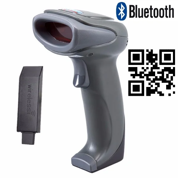 LS06MB المحمولة الروبوت 2d ماسح الباركود qr barrcode بلوتوث اللاسلكية مع usb cable