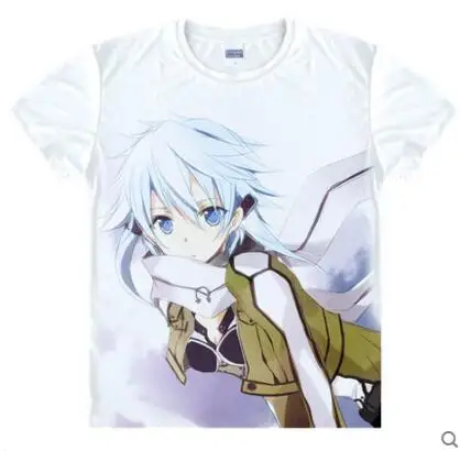 Футболка с изображением меча онлайн Kirito AnimeII Asada Shino если asuna японская Мужская и