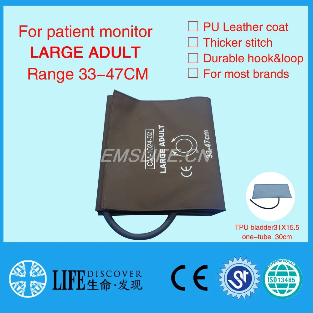 Большой Взрослый размер манжеты совместимый для VM4 VM6 VM8 MP2 MP5 монитор пациента