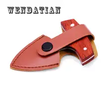 Кухонная чайная посуда из нержавеющей стали с деревянной ручкой T. Pu 'er чайные иглы резаки с кожаной упаковкой