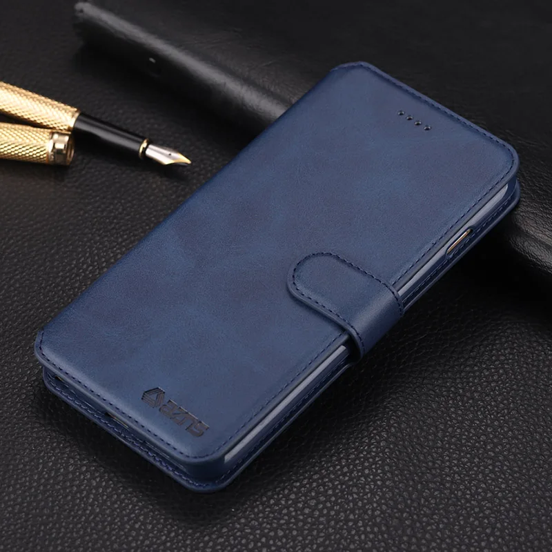 Для Samsung Galaxy A6/A7/A8/A9 2018 чехол Роскошный кожаный кошелек с отделением для карт