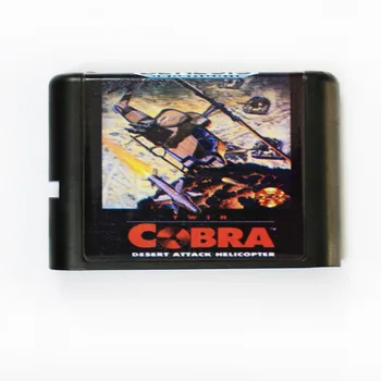 

Twin Cobra - Desert Attack Heliopter 16 bit MD Game Card For Sega Mega Drive For SEGA Genesis