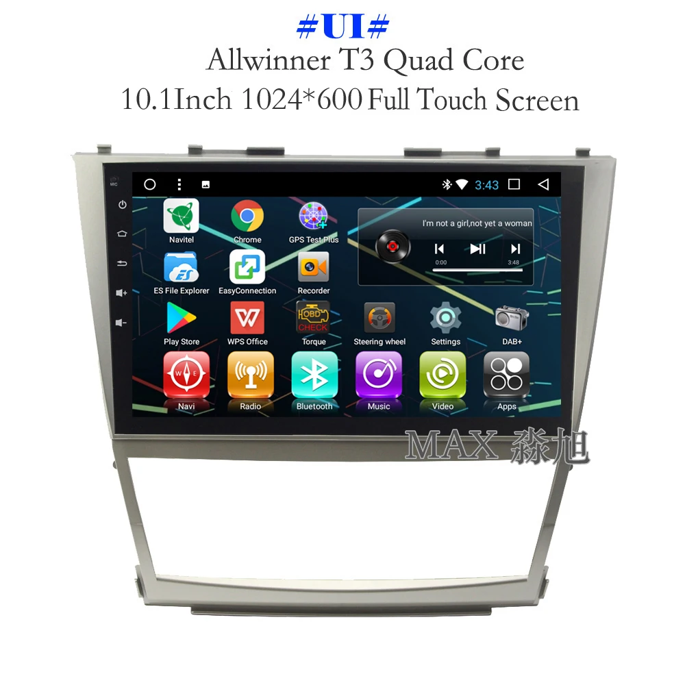 Discount MAX GPS Navigation System Android 8.1 Car DVD Player for Toyota Camry 2006 2007 2008 2009 2010 2011 Car Radio RDS 4G/WiFi SWC 2