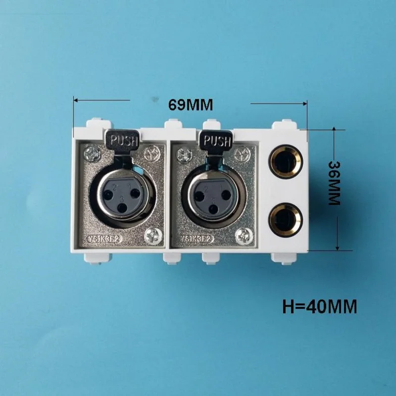 Модель 128 может быть оснащена переключателем заземления двойной порт carnom dual 6,35 микрофон сварочный мультимедийный модуль XLR