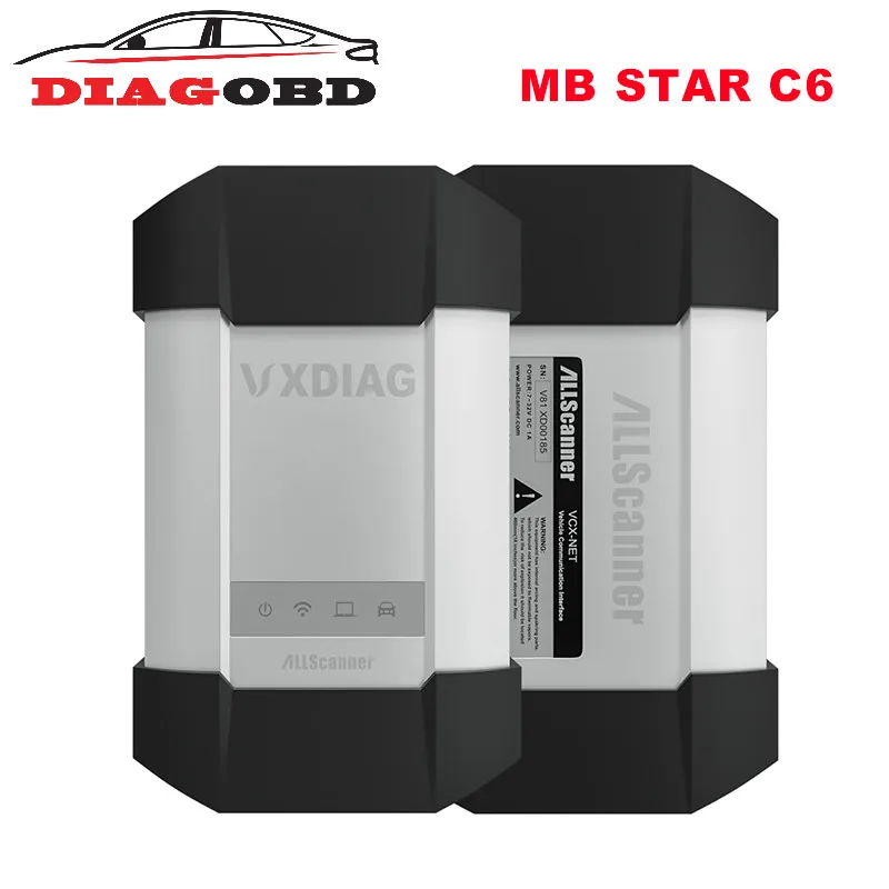 

VXDIAG C6 Professional OBD2 Diagnostic Tool for Benz than MB SD C4/C5 With Wireless For Mercedes Benz Car and Truck