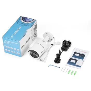 

LESHP HD 4.0MP POE IP Bullet Camera Outdoor Waterproof Security Camera Day/Night Vision Motion Detection Intelligent Alarm