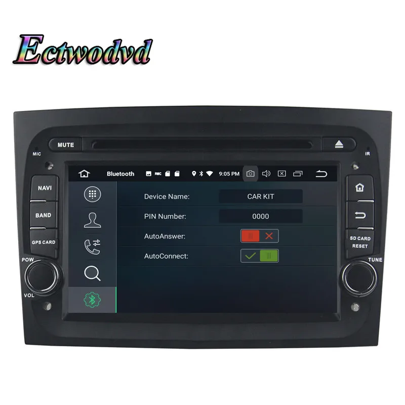 Discount Ectwodvd Octa Core 4G RAM 64G ROM Android 9.0 Car Multimedia DVD Player GPS HeadUnit for Fiat Doblo 2016 2017 2018- 11
