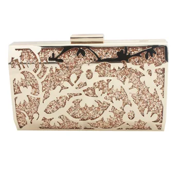 

Silver Glitter Clutch Evening Party Clutch Bag Fashion Women Luxury Purse Bags Sequins Wedding Crossbody Bag