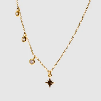 

Amorita boutique silver925 with gold color asterism Necklaces