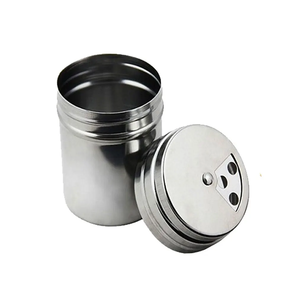 Stainless Steel Seasoning Box Spice Jar Toothpick Bucket Peppercorns