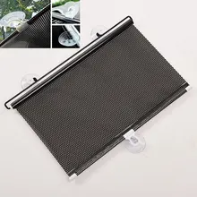 Black 45 x125cm Car Auto Window Roll Blind Sunshade Windshield Sun Shield Visor 10166