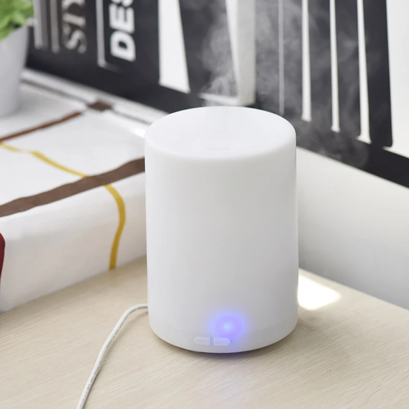 

Usb Ultrasonic Lamp Humidifier 200ml Ultrasonic Air Aromatherapy Diffuser Timing Quite Cylindrical Multi-color Humidifier