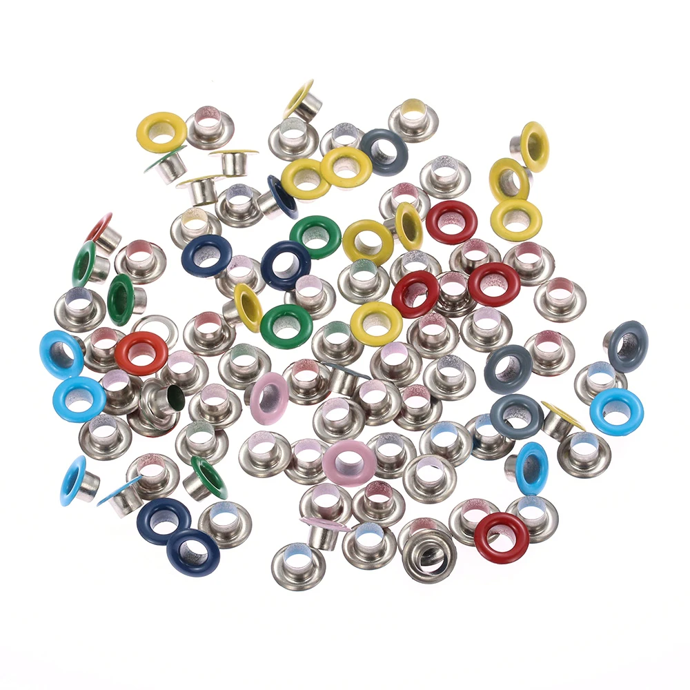 

50sets(100pcs) 5MM Iron Snap Fastener Press Stud Rivet Leather Button Craft For Clothes Garment DIY Decoration Accessories