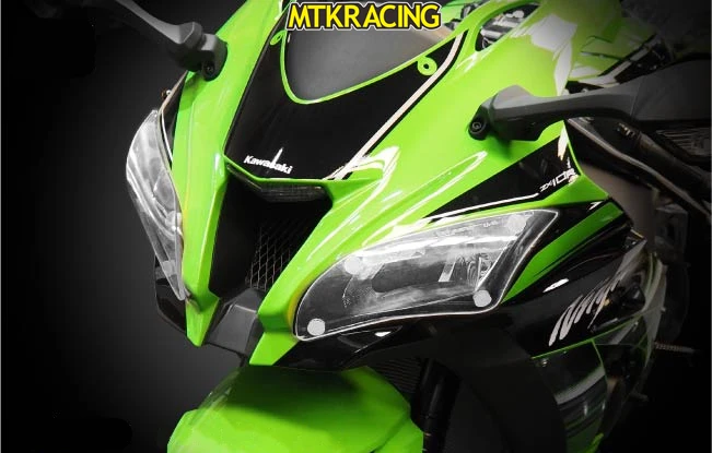 

MTKRACING FOR KAWASAKI ZX-10R ZX10R ZX 10 R ZX 10R 2016 2017 2018 motorcycle Headlight Protector Cover Shield Screen Lens