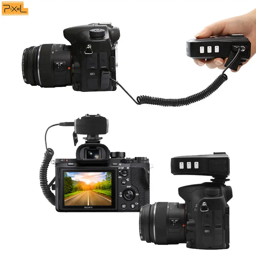 Pixel King pro TTL 2 4G беспроводной триггерный передатчик вспышки и приемник комплект для