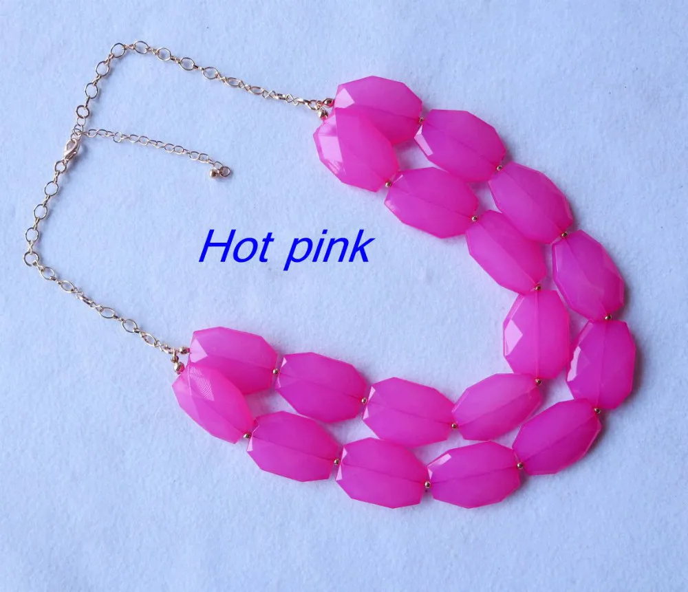 double strands necklace