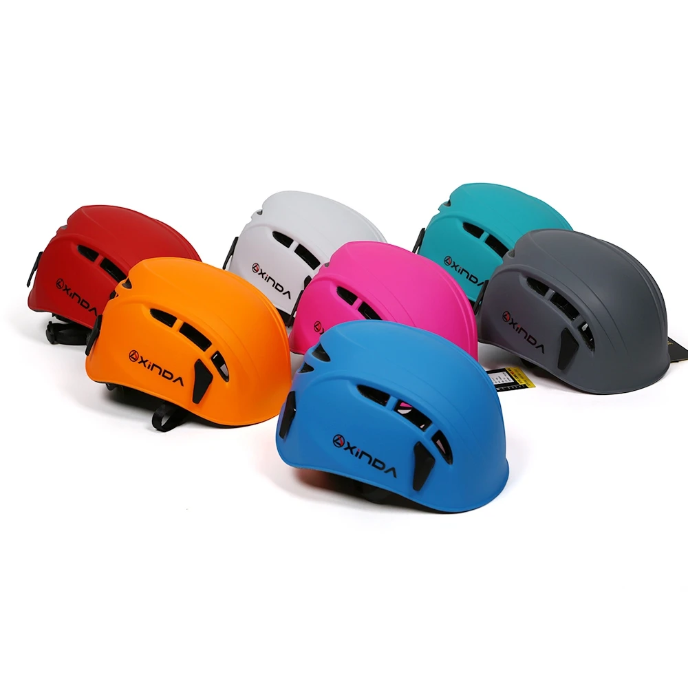 New High Strength And Durable Integrally Molded Rock Climbing font b Helmet b font ABS PC