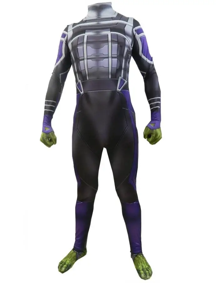 high quality Avengers 4 Endgame Hulk Cosplay Costume Superhero Robert Bruce Banner Zentai Bodysuit Suit Jumpsuits high quality Avengers 4 Endgame Hulk Cosplay Costume Superhero Robert Bruce Banner Zentai Bodysuit Suit Jumpsuits