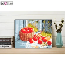 Яркий красный свежий яблочный, Сделай Сам картины по номерам на холсте настенные картины настенные художественные для гостиной украшения дома
