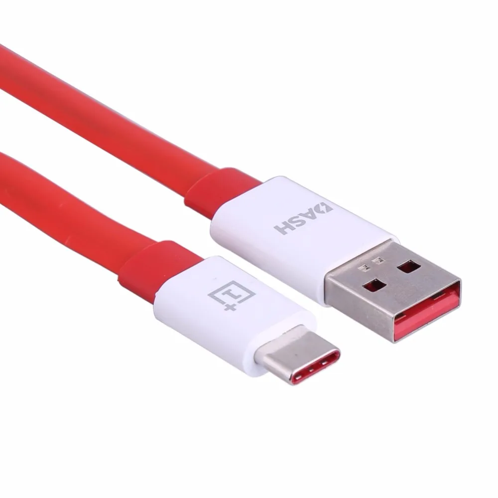 

Original TYPE-C Dash Quick Fast Charge Data Line Red Flat 1m 5V 4A USB Adapter for Power Bank Portable Mobile Phone Charger