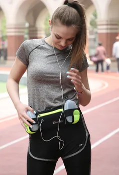

Outdoor Sport Running Waist Bag With 2 Pcs Water Kettle Bottle Marathon Phone Pouch Pocket Double Water Bottles Pack