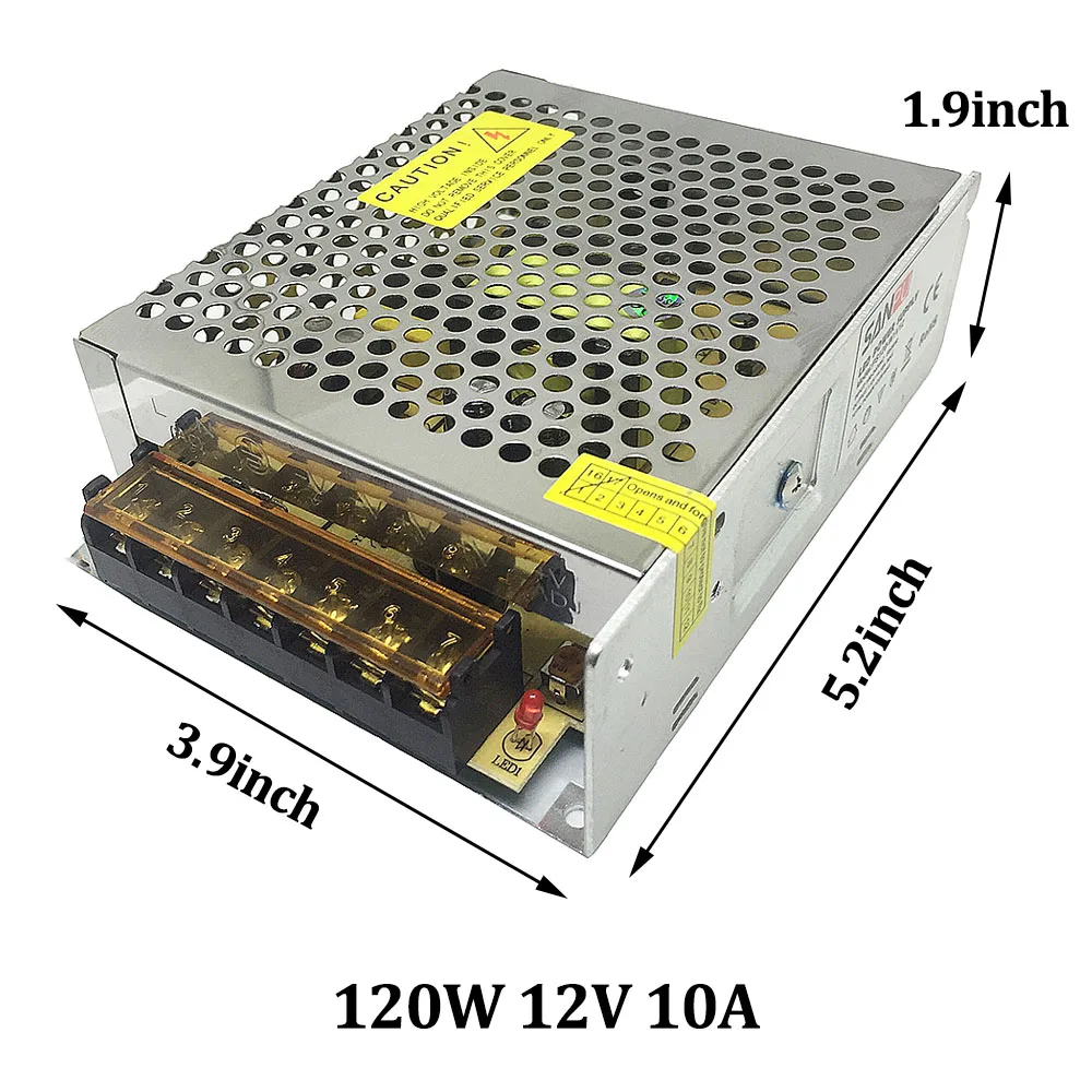 BSOD блок питания светодиодной ленты DC12V 15 Вт, 25 Вт, 35 Вт, 60 Вт 100W 120W 150W 200W 250W 350W 400W 500W 600W AC100V-240V освещение Трансформатор