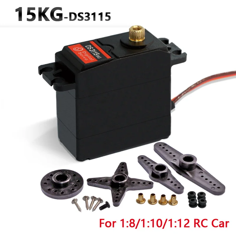 

5X Free shipping Original Factory Continuous Rotation servo DS3115 Metal Gear Digital Standard servo for RC car boat plane robot
