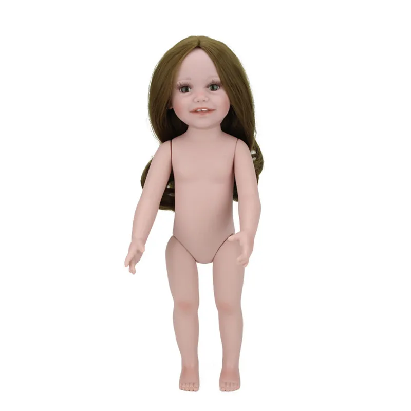 Bebe Кукла Reborn Girl 17 дюймов DIY силиконовая кукла Reborn игрушки Виниловые обнаженные куклы реалистичные куклы Reborn Baby игрушки для детей Brinqued