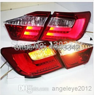 

FOR 2012-2013 year Camry V50 Aurion LED Tail Lights Red Color TW