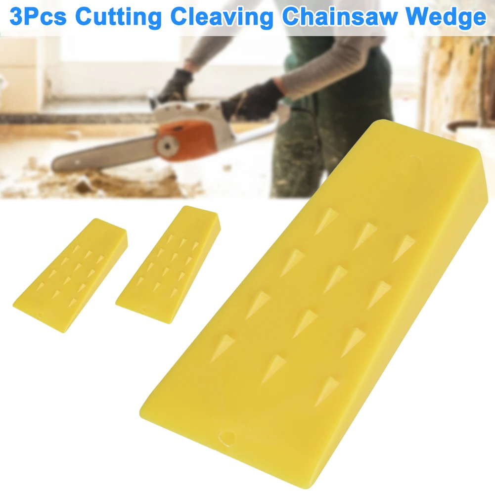 3Pcs Tree Felling 5Inch Wedges for Logging Falling Cutting Cleaving Chainsaw HUG-Deals