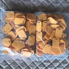 100 adet/grup 13.56 MHZ sarı RFID IC kart jetonu etiketleri anahtar Keyfobs erişim kontrolü giriş makinesi