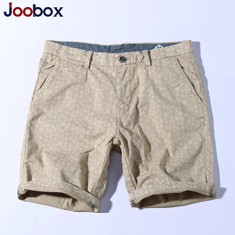 Летние повседневные шорты хлопок Для мужчин Snowflower Модные принты Фитнес по колено бермуды Совета пляжный отдых шорты мужской Костюмы
