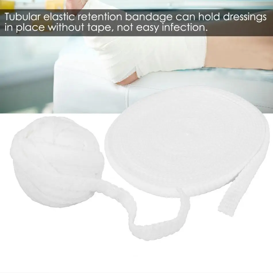 Дышащая трубчатая марлевая эластичная повязка для первой помощи повязка ...