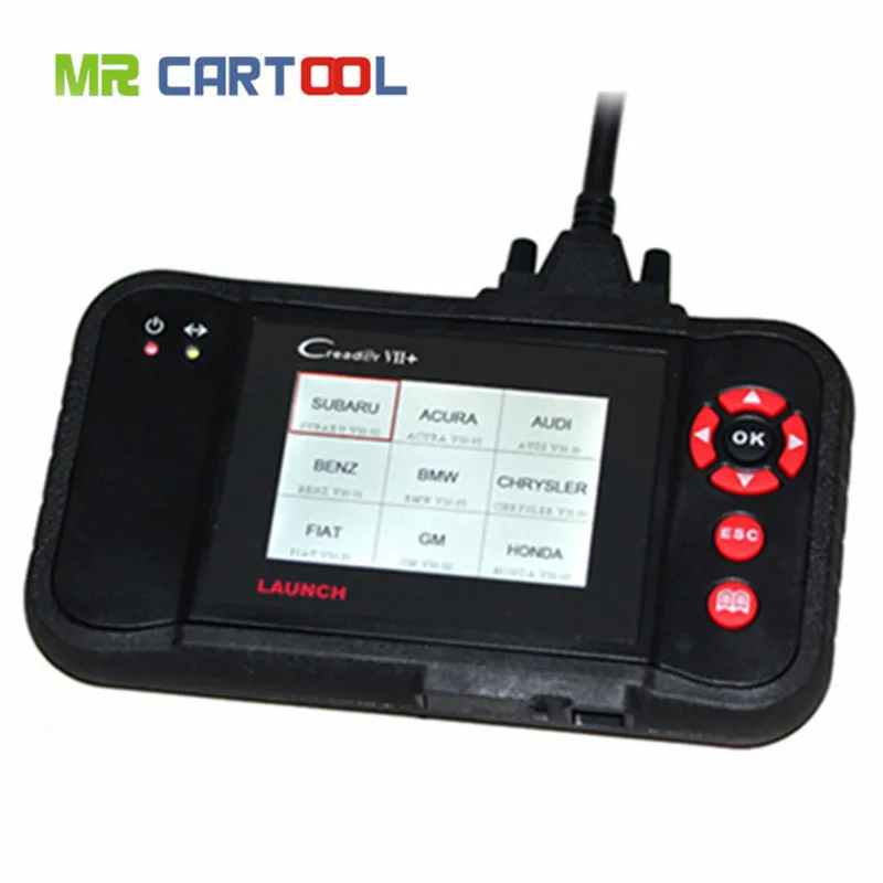 Original OBD 2 Code Reader Launch X431 Creader VII+ 7 Plus OBDII EOBD