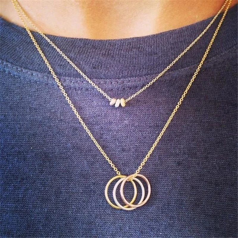 Three Circle Necklace