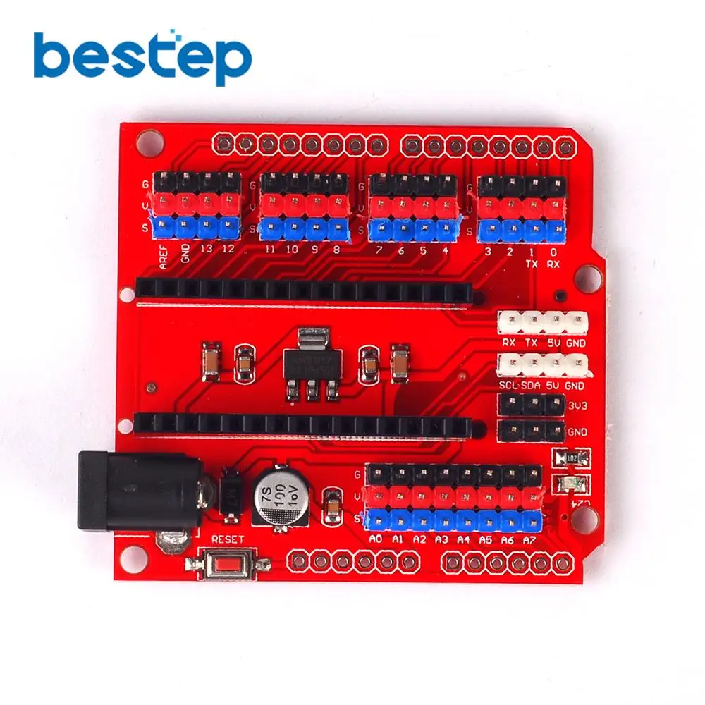 Датчик расширения NANO I/O IO модуль защиты для Arduino Nano V3.0 контроллер совместимая