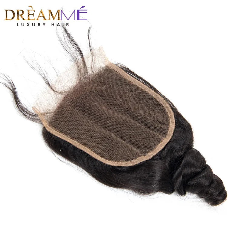 loose wave human hair lace closure (4)