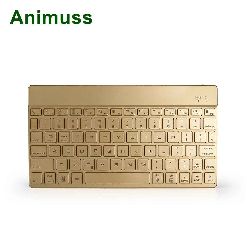 Animuss China factory sale aluminum wireless bluetooth keyboard for IOS for Android for Windows Animuss China factory sale aluminum wireless bluetooth keyboard for IOS for Android for Windows