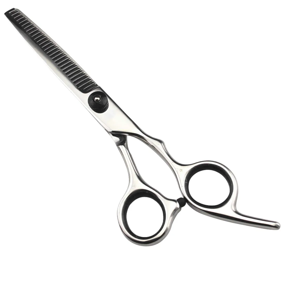 Ножницы из нержавеющей стали 6 дюймов для стрижки волос Парикмахерские ножницы для парикмахерских ножницы - Цвет: black thinning