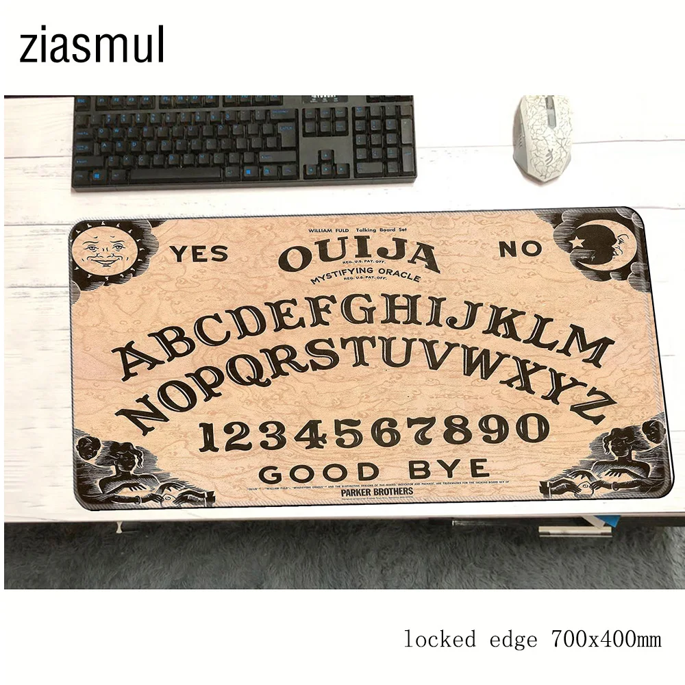 ouija board padmouse 700x400x3mm gaming mousepad game locrkand large mouse pad gamer computer desk thick mat notbook mousemat pc |