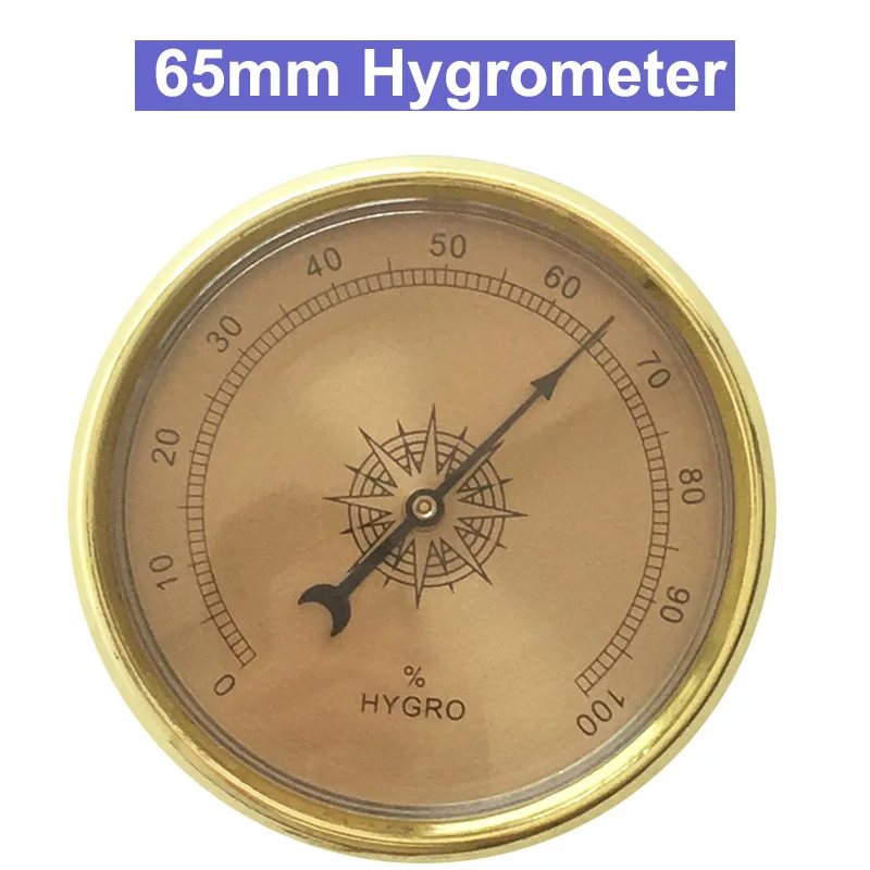

65mm Hot Wall mounted household thermometer hygrometer high accuracy pressure gauge air weather instrument moisture meter