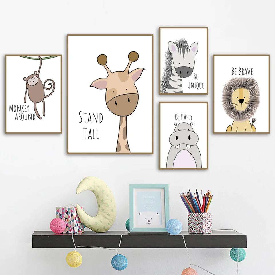 zebra-Hippo-Giraffe-Lion-Crocodile-Nursery-Wall-Art-Canvas-Painting-Nordic-Posters-And-Prints-Wall-Pictures (1)
