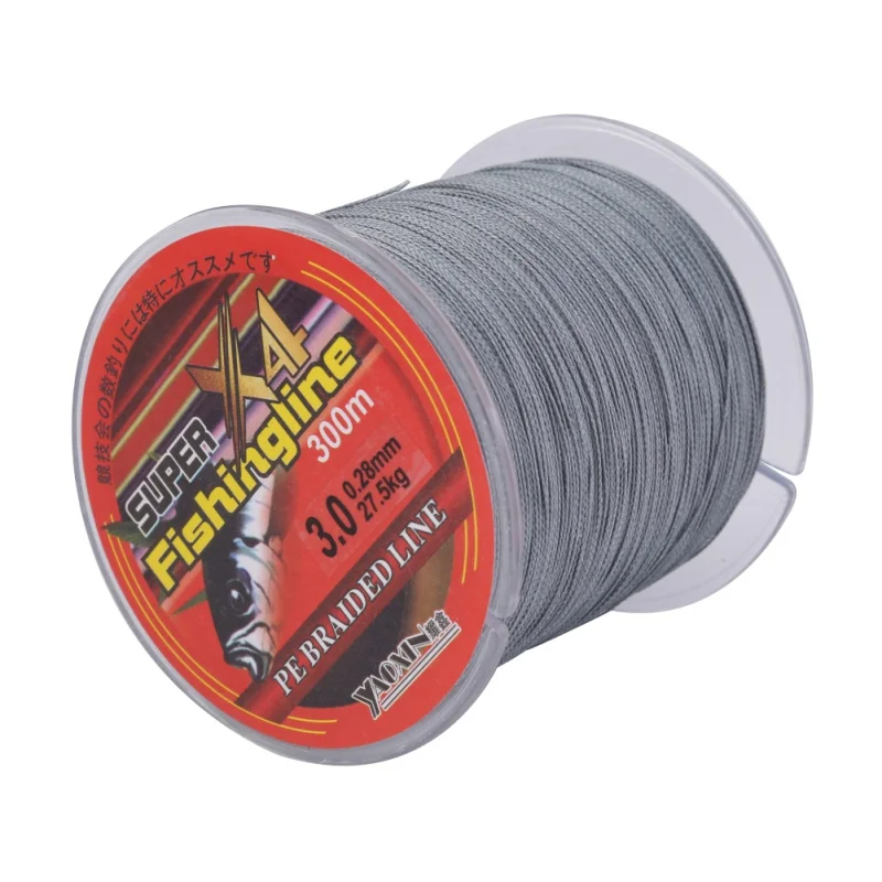 

300M Fishing Line Braided Line Smooth Multifilament 4 Strands PE Fishing Line for Saltwater Fishing