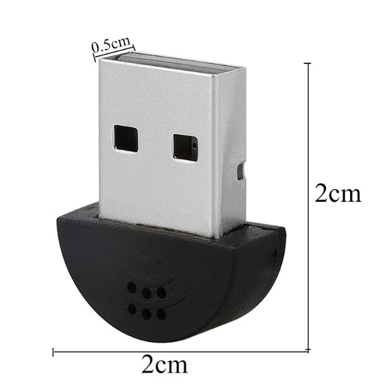 

Mini USB Microphone Audio Studio Recording Mic for Computer Laptop JR Deals