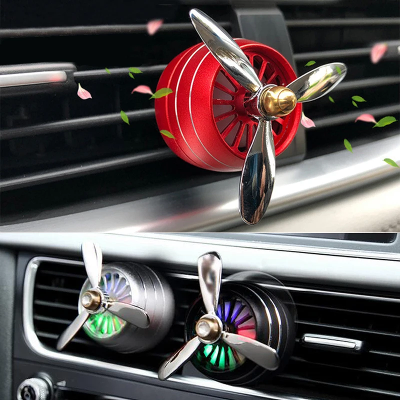 

Air Freshener Car Smell LED Mini Conditioning Vent Outlet Perfume Clip For Renault sceni c1 2 c3 modus Duster Logan Sandero
