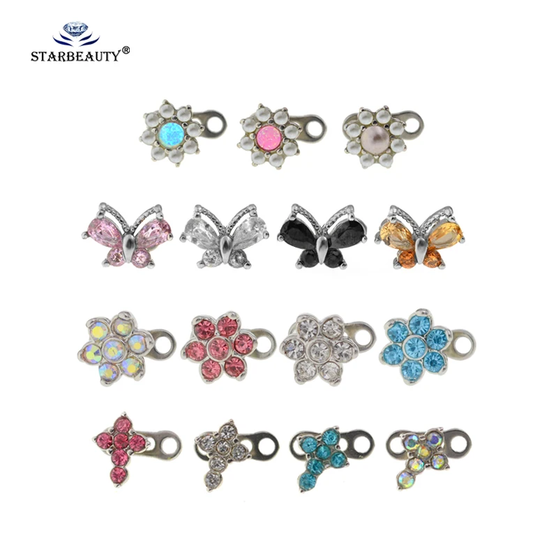 

1Pc Micro Dermal Piercing Titanium Stainless Steel Crystal Dermal Anchor Piercings Top Dermal Anchor Skin Diver Surface Piercing