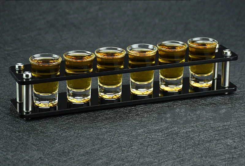 6 шт. набор ликер Ласточка Spirit Cup Pint Copo Shot glass мини, для вина Verre Bicchieri Vetro Copas Bullet glass es с подстаканником